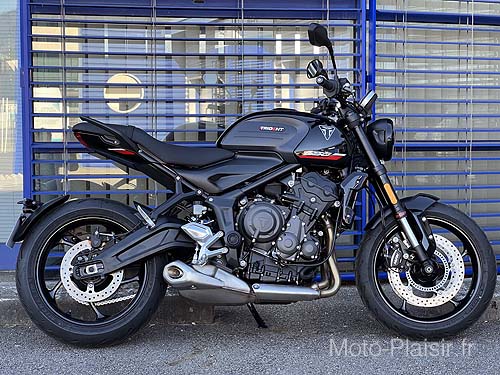 Triumph Trident 660 A2 Motorradvermietung Frankreich